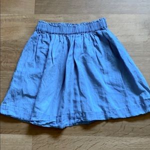 Armani exchange chambray pocket skirt